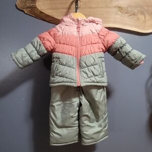 OshKosh B'gosh Pink and Gray Outerwear Set